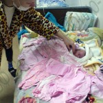 Специально выбирали розовое, любимый цвет мамы ))